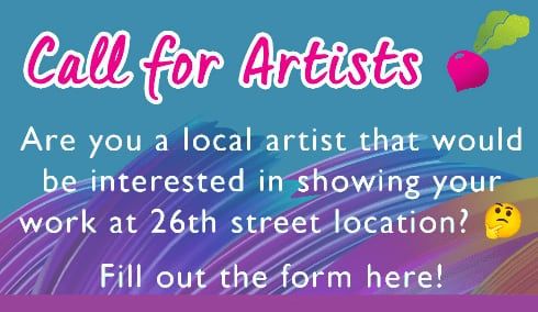 Click here to fill out a form to display art in our store